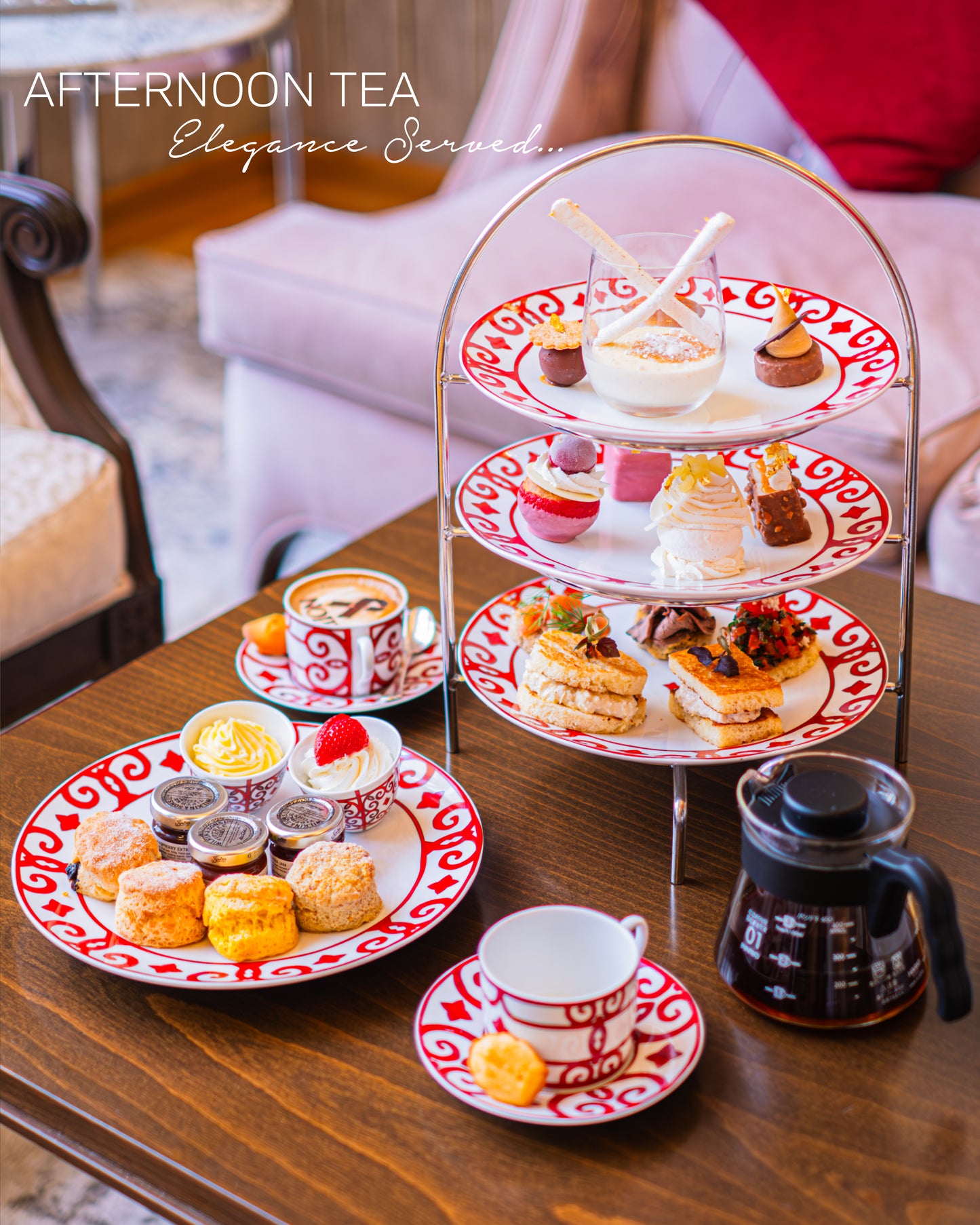NOIR Afternoon Tea (serves 2 guests)